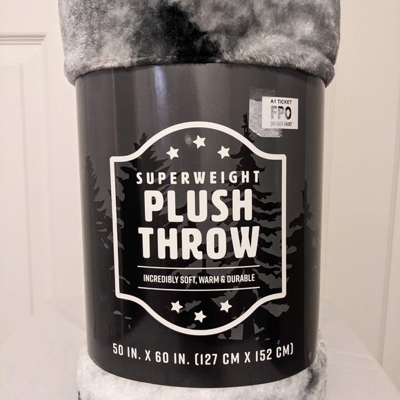 Awesome White Tiger w/Bright Green Eyes | Throw (50" x 60") - Picture 3 of 3